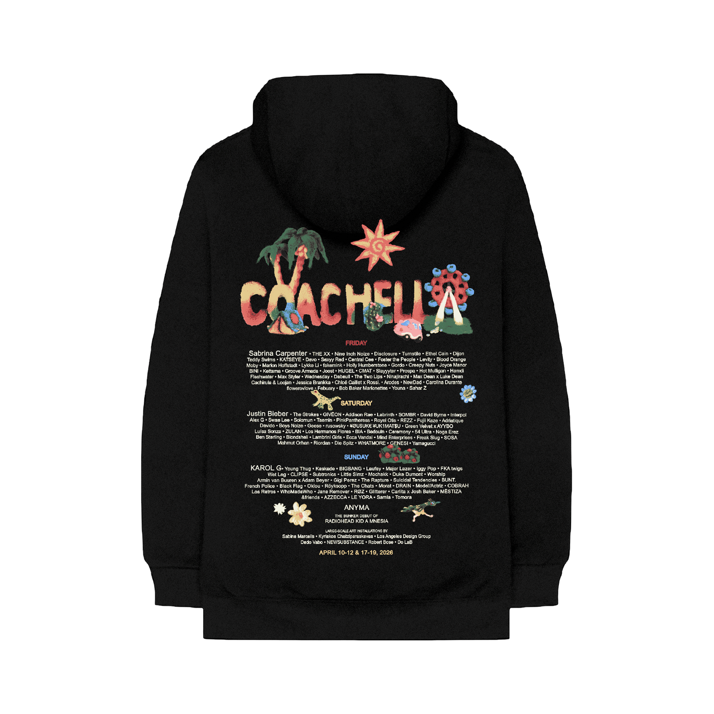 Felt Cute 2026 Lineup Hoodie