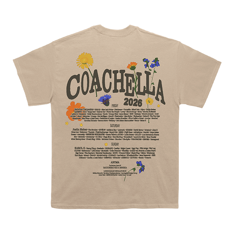 Pressed Flowers 2026 Lineup Tee