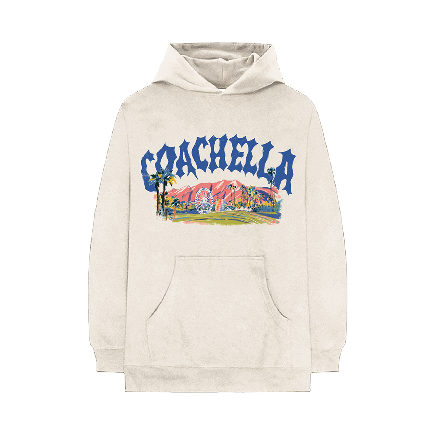 Coachella Pastels 2026 Lineup Hoodie